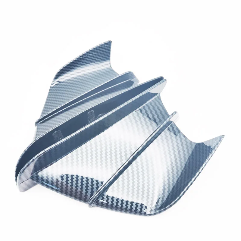 

Motorcycle Side Wings Winglet Wind Spoiler Cover Air Deflector Carbon Fiber Look