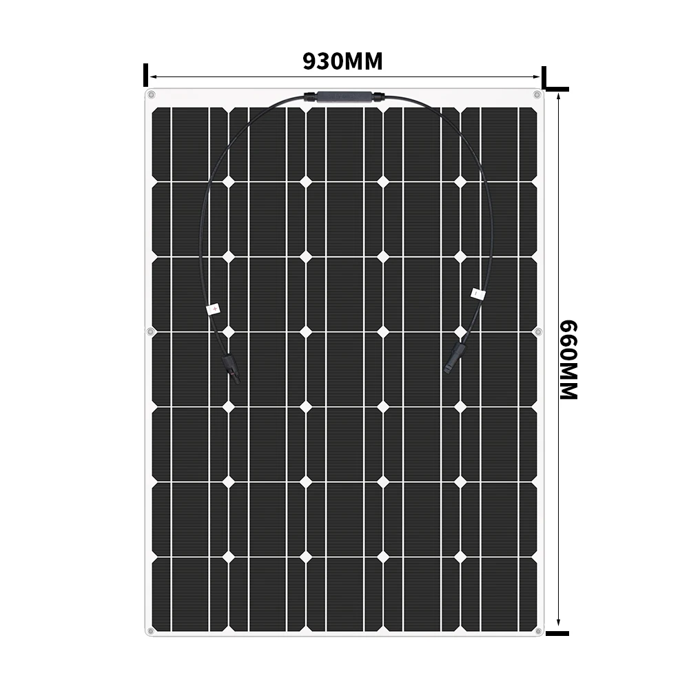 солнечная панель батарея на телефон Гибкий комплект солнечных панелей 100 Вт 200 12 В