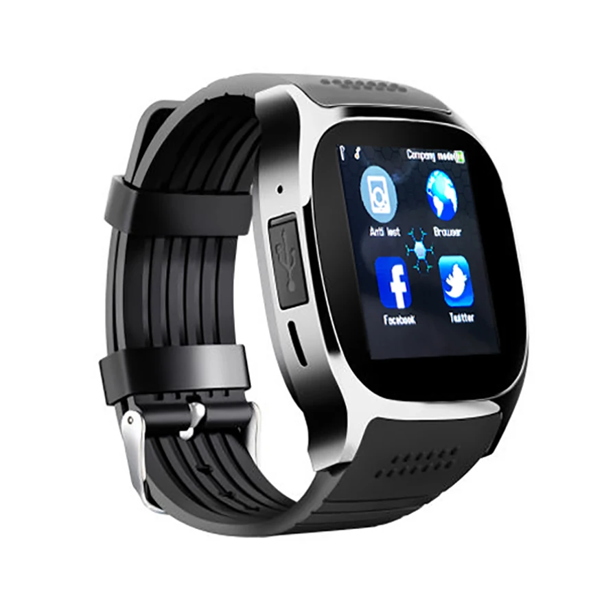 Смарт часы с камерой музыкальный плеер Facebook Whatsapp Bluetooth Smartwatch поддержка sim карты TF