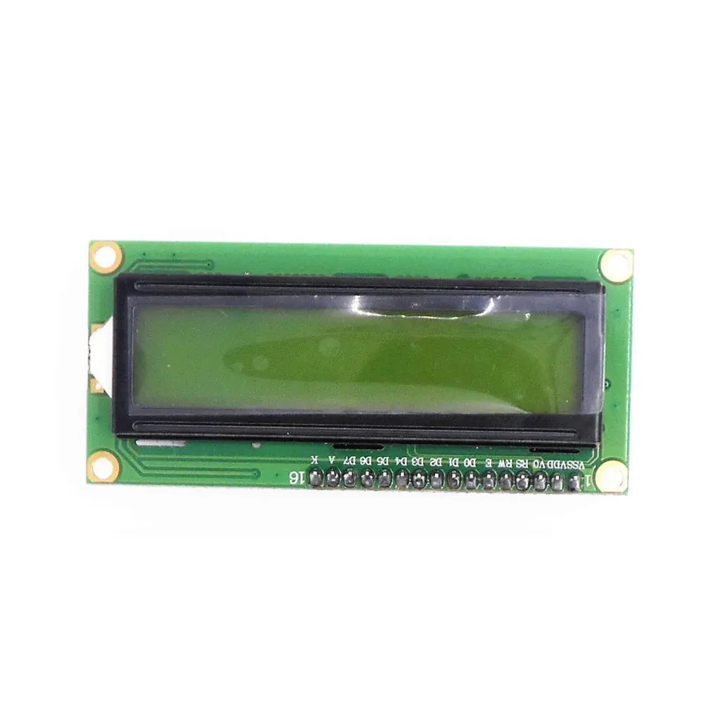 Желто зеленый экран переходная пластина Iic igc интерфейсный модуль 1602 ЖК 1602Lcd