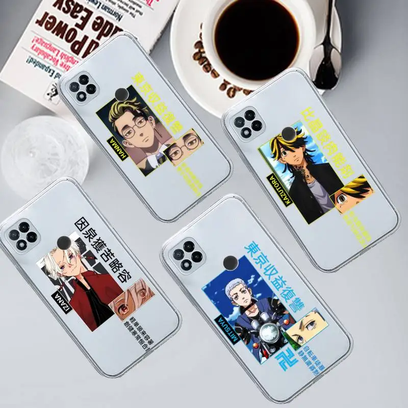 

Tokyo Revengers anime Phone Case Transparent for Xiaomi redmi note 8 9 10 11 t lite pro ultra mix 4 k40