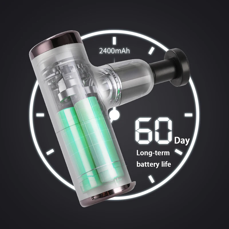 Пистолет для массажа пожизненная гарантия портативный массажер тела маленький