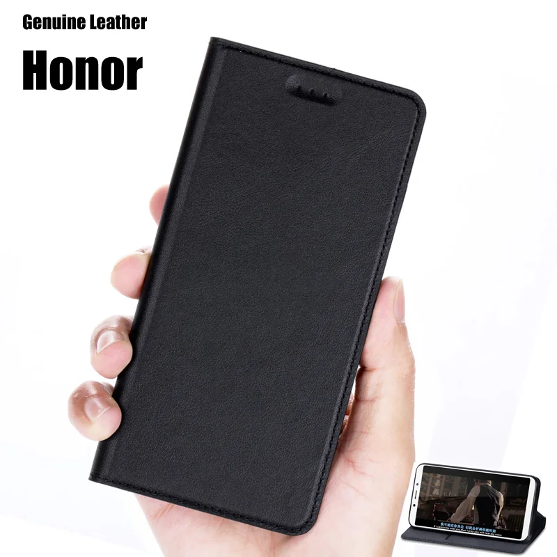 

Genuine Leather Flip Case for Huawei Honor 10x Lite 9x 8x 7x 9A 8C 9c 8A 30 30i 20s 30s Play 50 10i 10 20 Pro Cover Case Stand