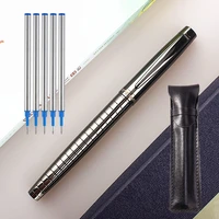 high quality monte mount luxury gray cross line business office medium nib rollerball pen new