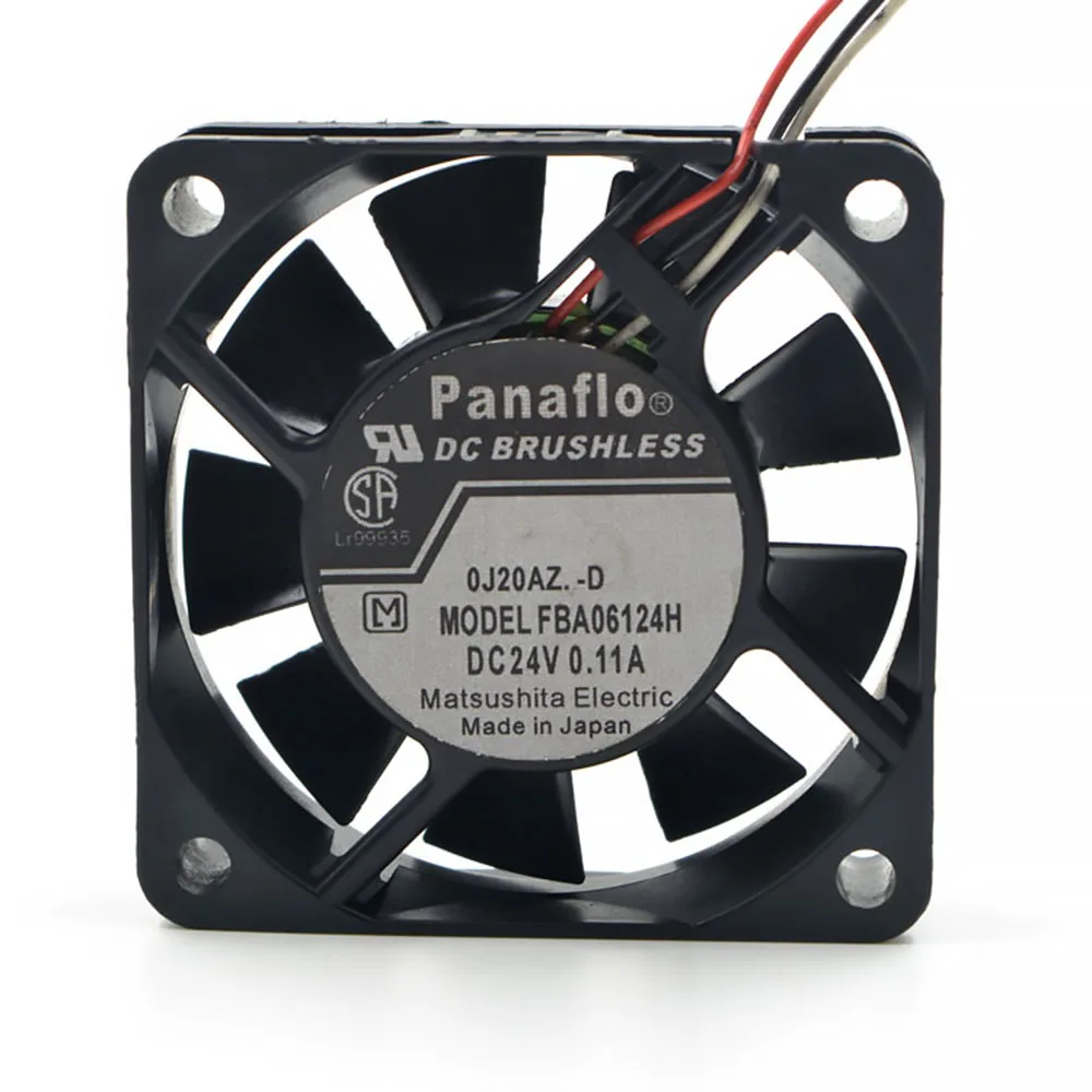 FBA06T24H 6015 60X60X15MM 60 мм 6 см 24В 0.11A серверный инвертор осевые вентиляторы охлаждения |