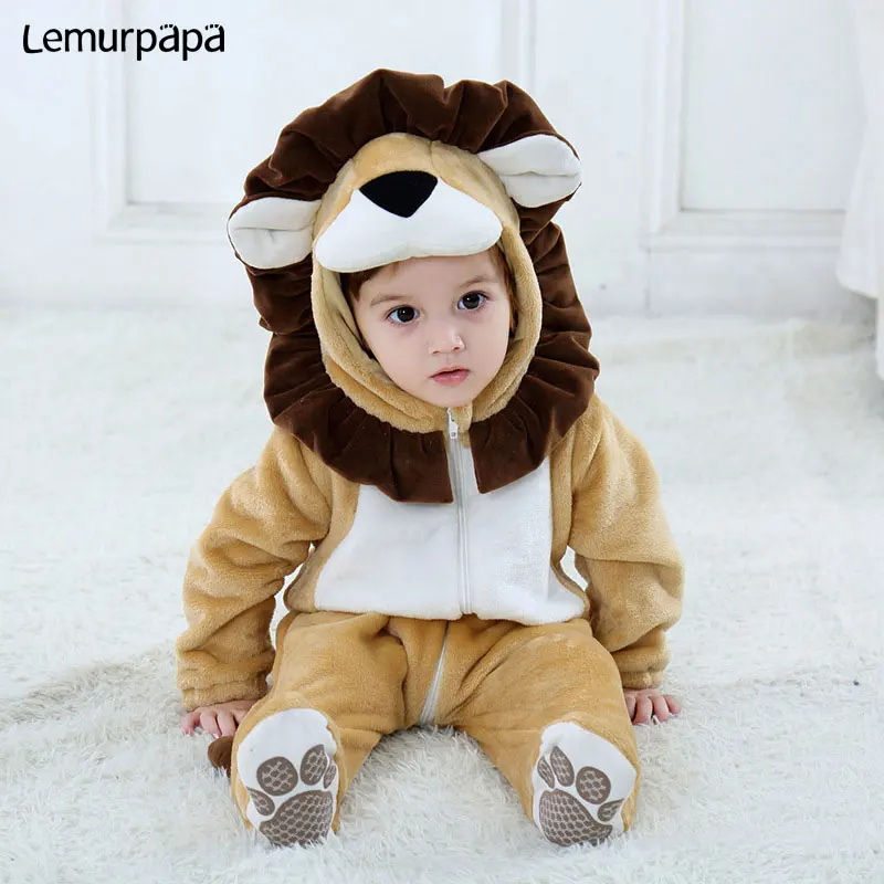 Fasenix Beer Bear Deer Newborn Baby Boy Girl Romper Jumpsuit Long Sleeve Bodysuit Overalls Outfits Clothes