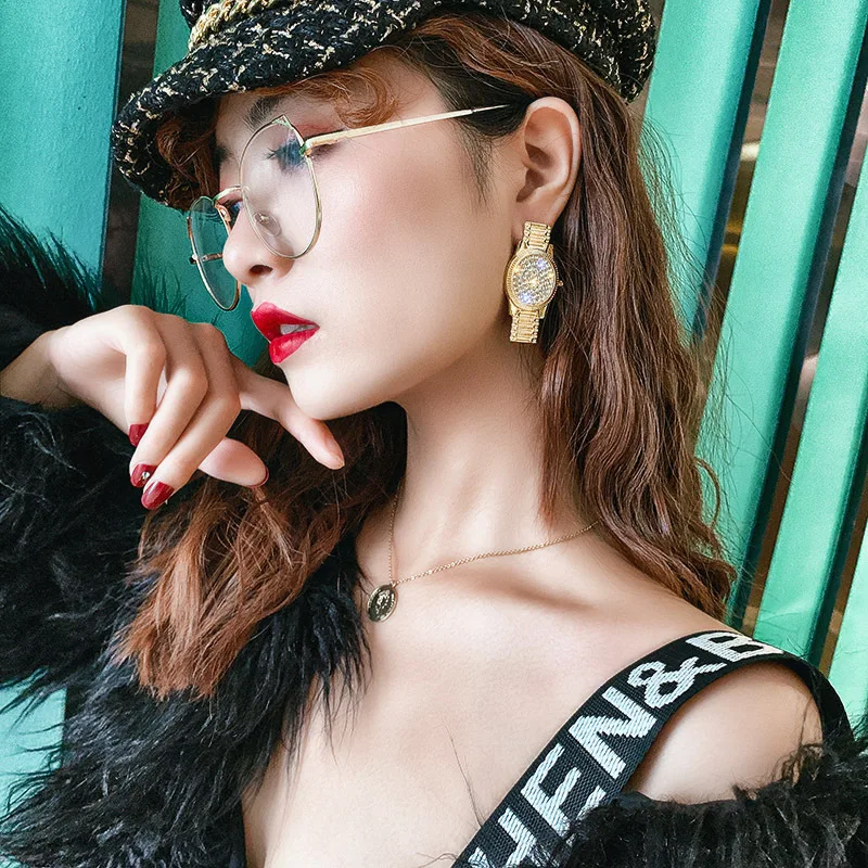 Женские серьги гвоздики с кристаллами|Серьги-гвоздики| |