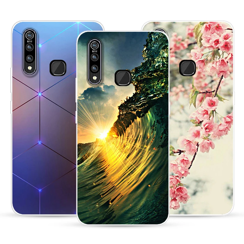 Мультяшный цветной ЧЕХОЛ ДЛЯ VIVO Z5X/ДЛЯ Z1 Pro мобильный телефон Shell ТПУ материал