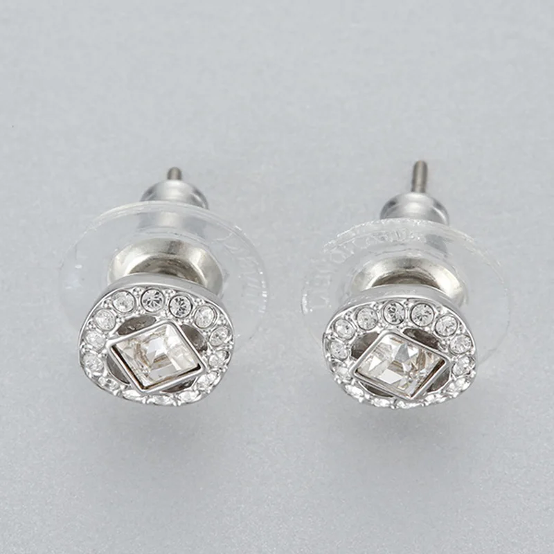 

Fashion Charm Sterling Silver Original 1:1 Engraving, Simple And Exquisite Versatile Round Earrings Women's Luxury Jewelry Gifts