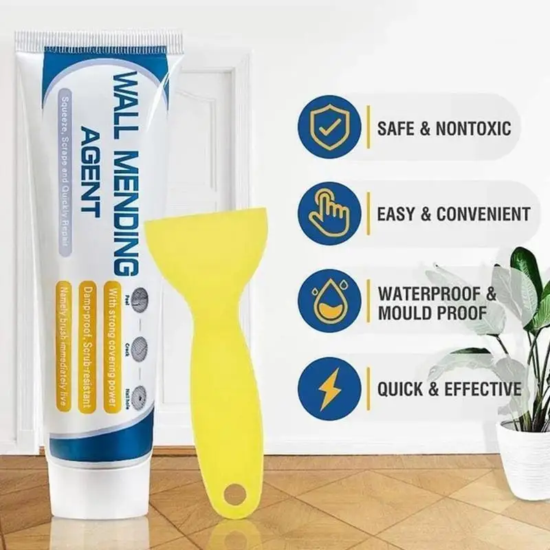 

100/120/130g Wall Mending Agent Household Wall Repair Wall Agent Wall Gap Peeling Graffiti Repa Crack Repair Paste Mending E2K7