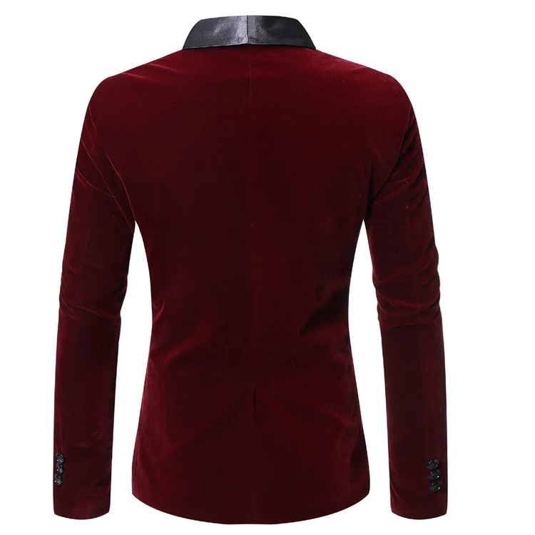 Блейзер мужской свадебный с отложным воротником модный пиджак разных цветов