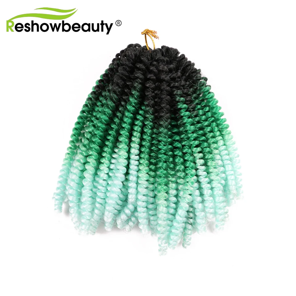 Весна Твист крючком коса Наращивание волос Синтетические твист пряди для