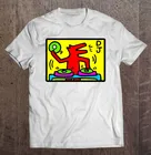 Футболка Keiths Harings, развлекательная забавная футболка для путешествий, французская футболка, футболка в стиле панк, Забавные футболки, футболка с принтом