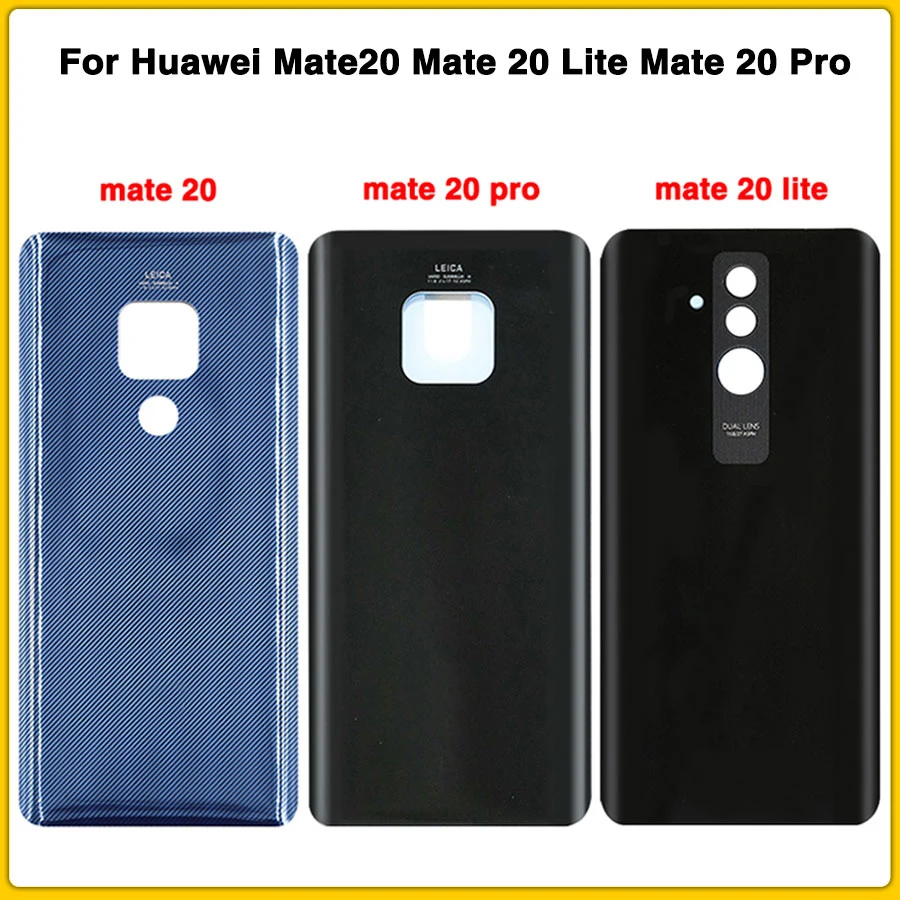 Оригинальный новый задний корпус для Huawei Mate20 Mate 20 Lite Pro Крышка батарейного отсека