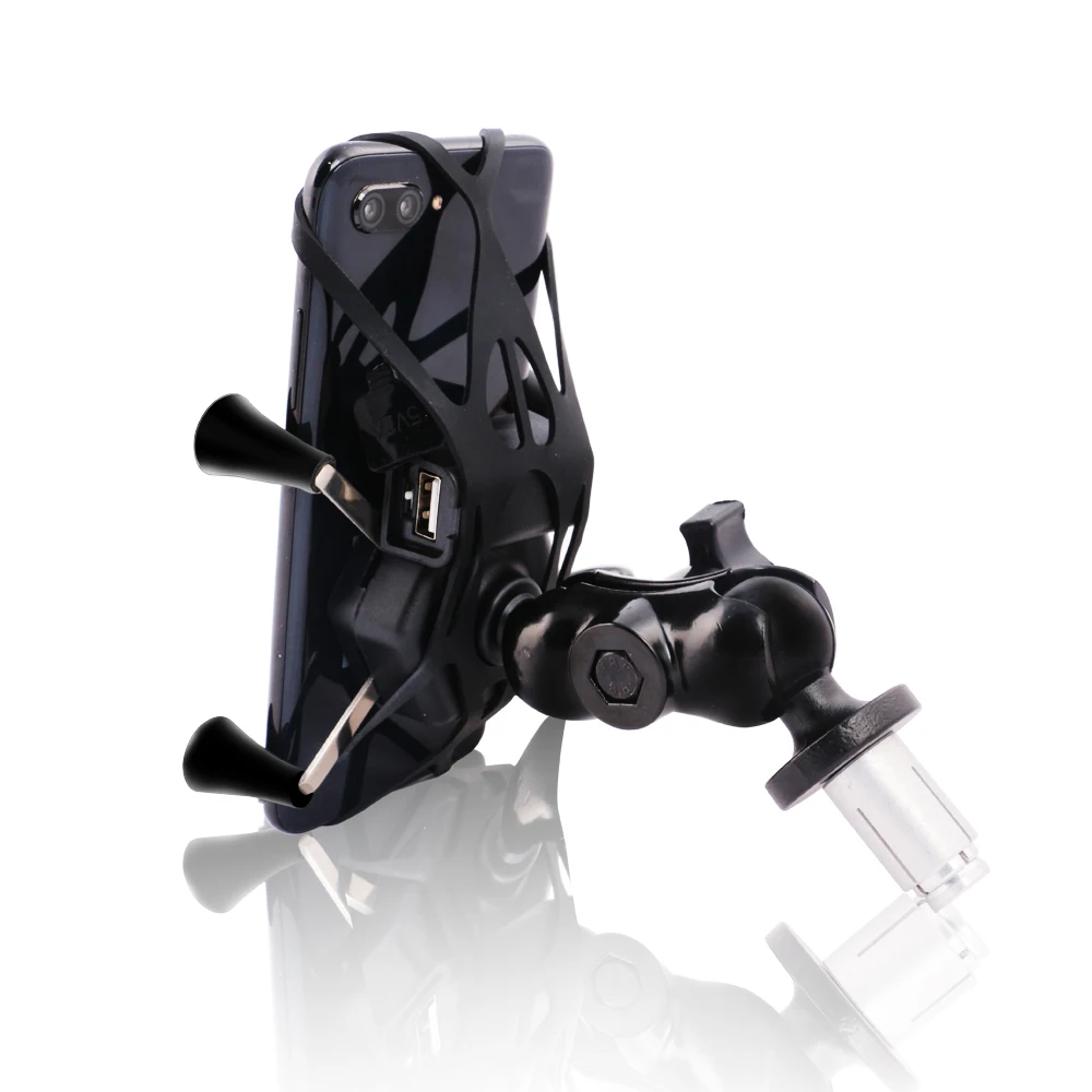 Мотоцикл мобильный телефон держатель GPS навигатора с силиконовым ремешком для