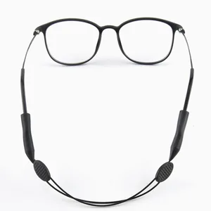 25-35CM Candy Color Elastic Silicone Eyeglasses Straps Sunglasses Chain Sports Anti-Slip String Glas