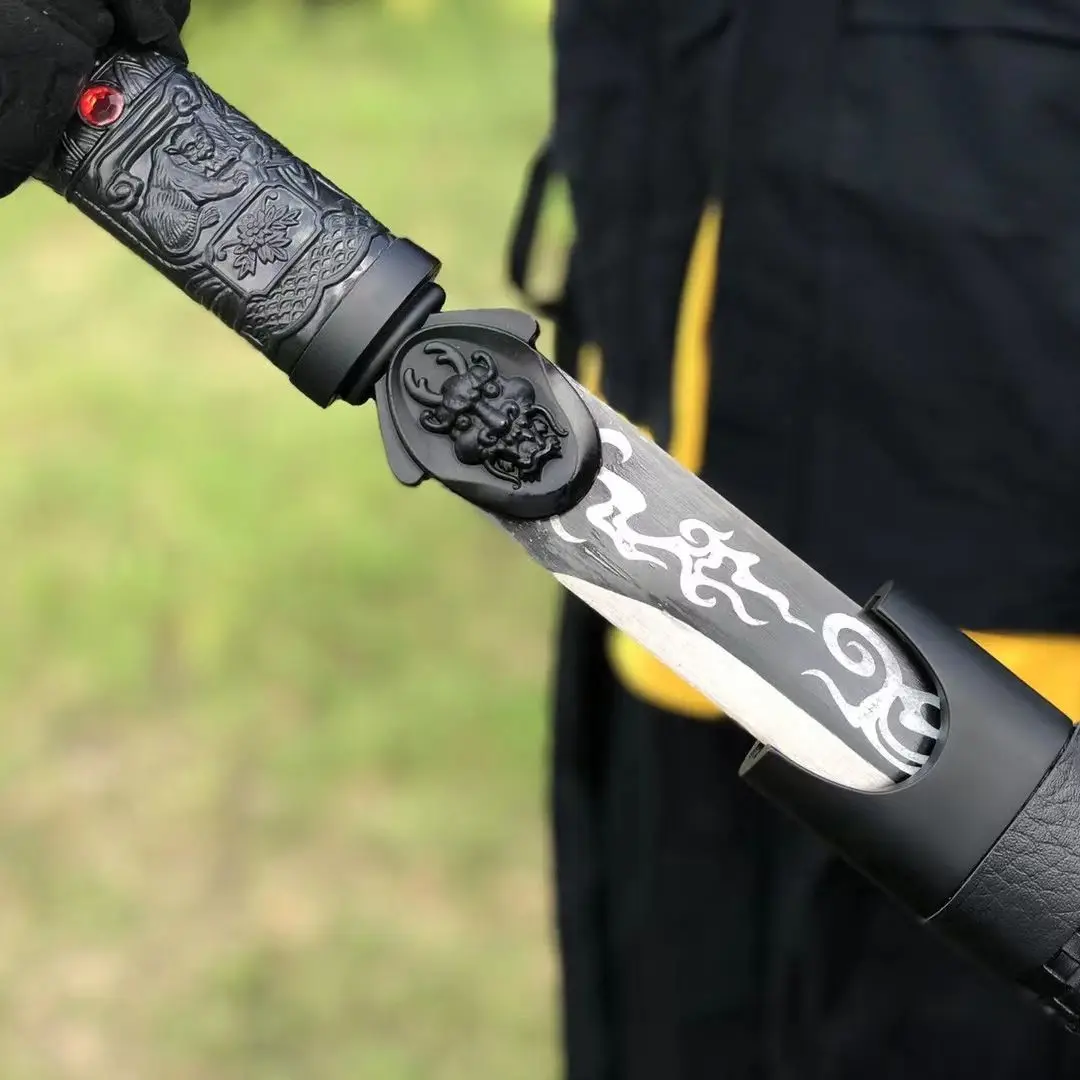 

Handmade Manganese Steel Katana Sword Sharp Battle Ready Full Tang Broadsword Samurai Katana Japonesa Real Home Ornament