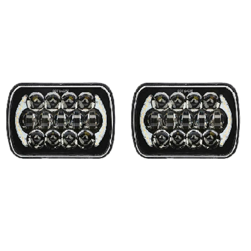 

2X 210W 5X7 Inch 7X6 Inch LED Headlight DRL With H4 Harness For Chevrolet Jeep Cherokee XJ Toyota Tacoma & 88-95 Pickup