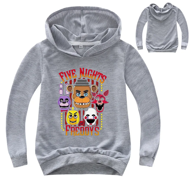 Розничная продажа! Новая футболка с принтом пять ночей детские толстовки