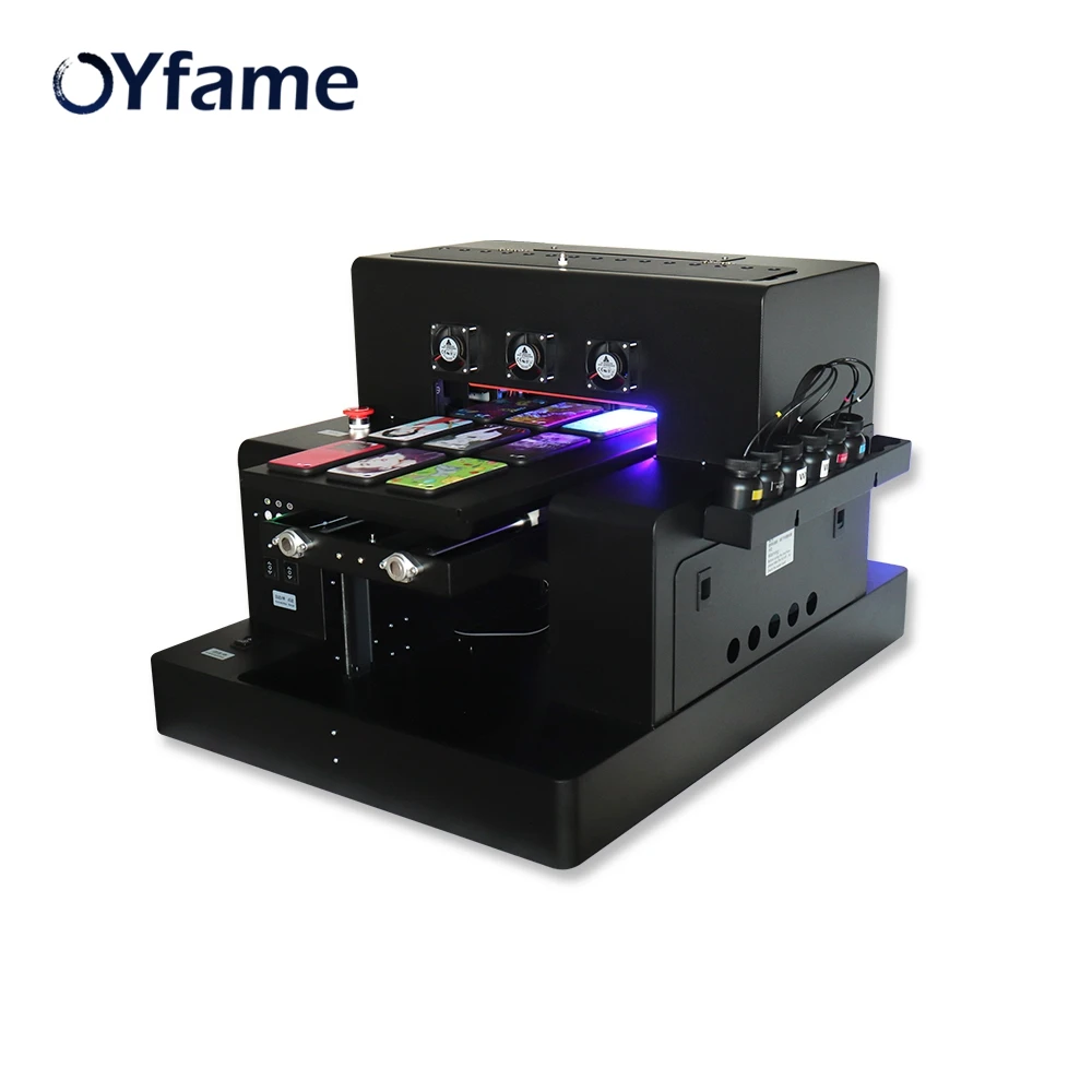 OYfame A3 планшетный УФ-принтер Светодиодный УФ принтер с Лаки эффект для чехол