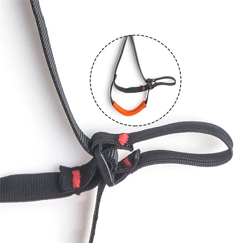 

Professional Polyester Webbing Foot Loop Adjustable Climbing Equipment High Quality Rock Climbing Foot Loop Ascender Belt Device
