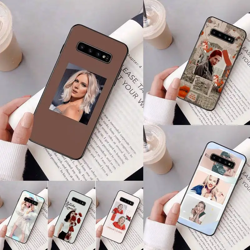

Scarlett Johansson Phone Case For Samsung Galaxy A50 A30 A71 A40 S10E A60 A50s A30s Note 8 9 S10 Plus S10 S20 S8