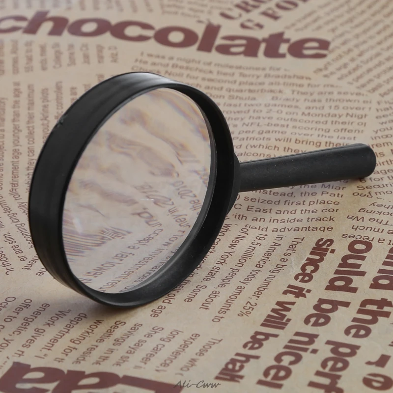 

Magnifier 60mm Hand Held 5X Magnifying Loupe Reading Glass Lens