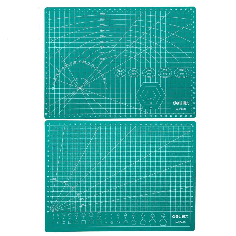 Cutting Pad Board A4 Green Model Mouse Specifications High Density Pvc Material Strength Self-healing | Канцтовары для офиса и