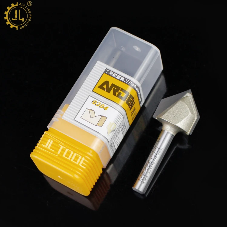 1 шт. фрезы 3d v для деревообработки Фрезерные хвостовик V паз бит 60 90 120 150 градусов