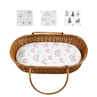 Простыня для детской люльки для мальчиков и девочек, 100% дышащая микротканевая простыня для детской кроватки, пеленальные накладки для новорожденных 82*41 см