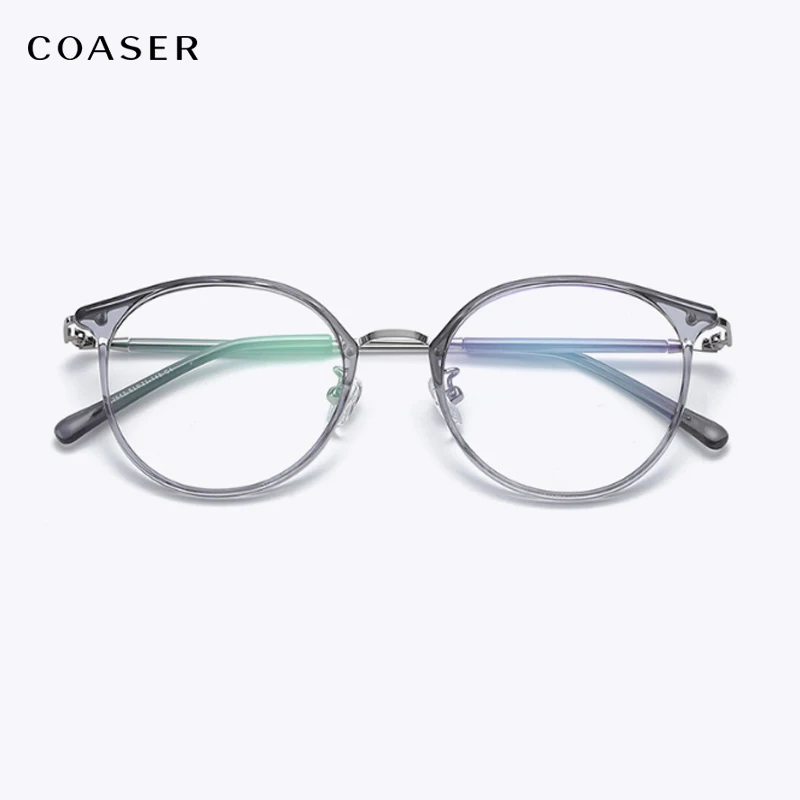 Новый Винтаж круглые очки кадр TR90 оптический Ретро дизайнерские ужин светильник