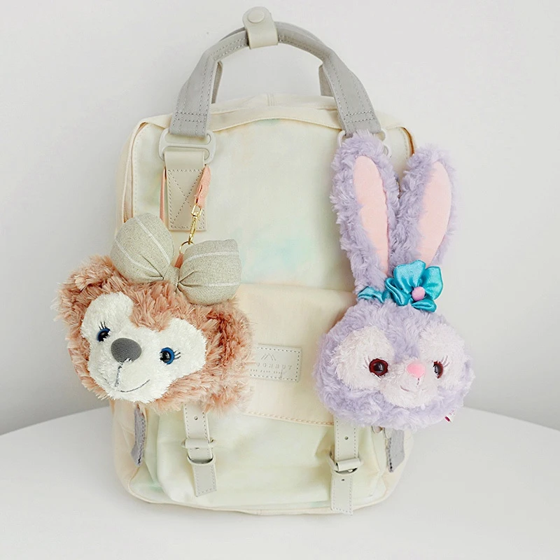 Disney Shelliemay Plush Toy Cute Cartoon Anime Duffy Pendant Creative Rabbit Bear Keychain Headphone Bag Kids Toys Girls Gift | Игрушки и