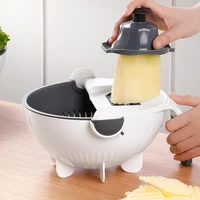 kitchen tools vegetable cutter slicer potato slice carrot onion grater with strainer drain function kitchen accessories tools