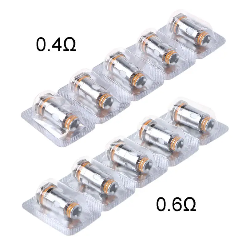 5 шт. 0.4ohm/0.6ohm Запасные детали для замены металлического Головка Катушки MTL DL сетки