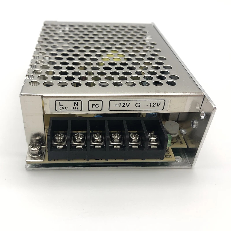 Amplificador de Potência Fonte de Alimentação de Comutação Positivo e Negativo Tensão de Entrada Saída Dupla 15v 18v 24v 36v 88264vac 80w ± 12v