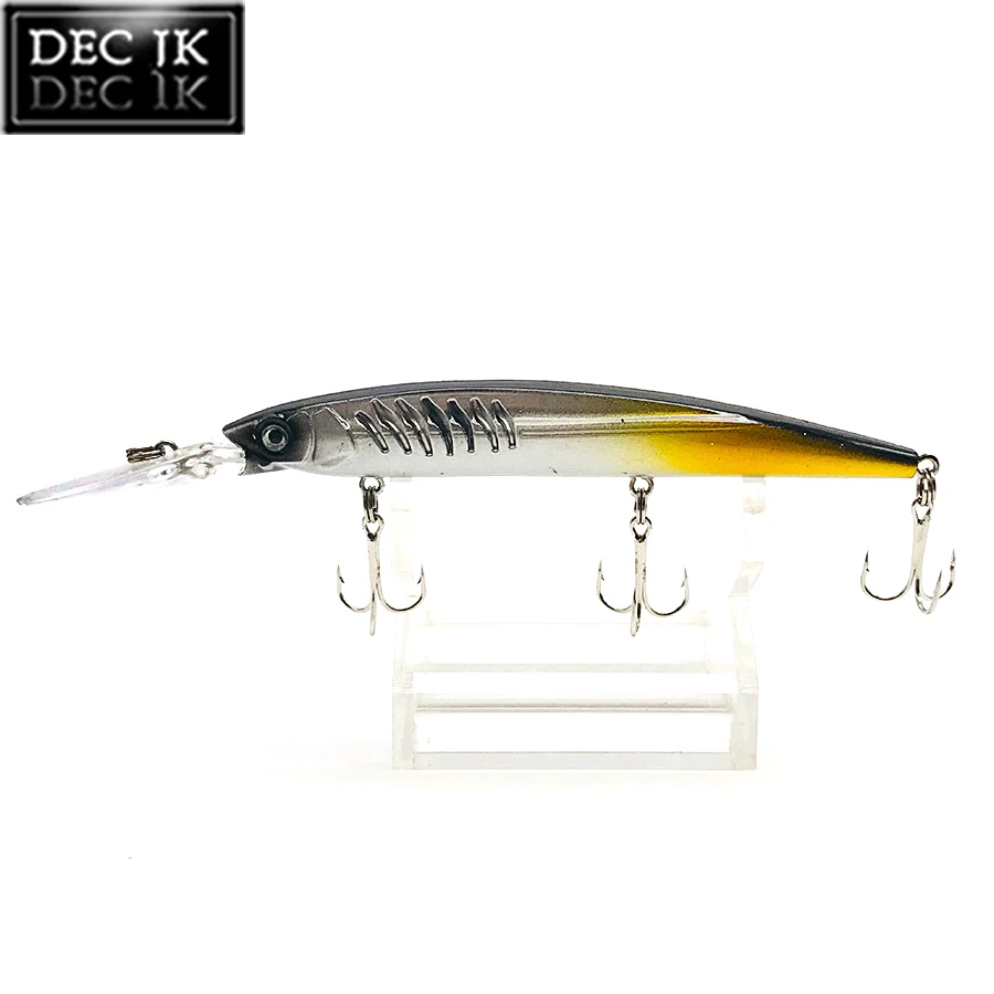 C5 1PCS Jerkbait гольян Кривошипные приманки для рыбы ing воблеры Щука поддельные/Искусственные/большие приманки плавающая приманка для рыбы Глубокая/твердая/Поверхностная приманка фенечки сома - Цвет: C5 1PCS