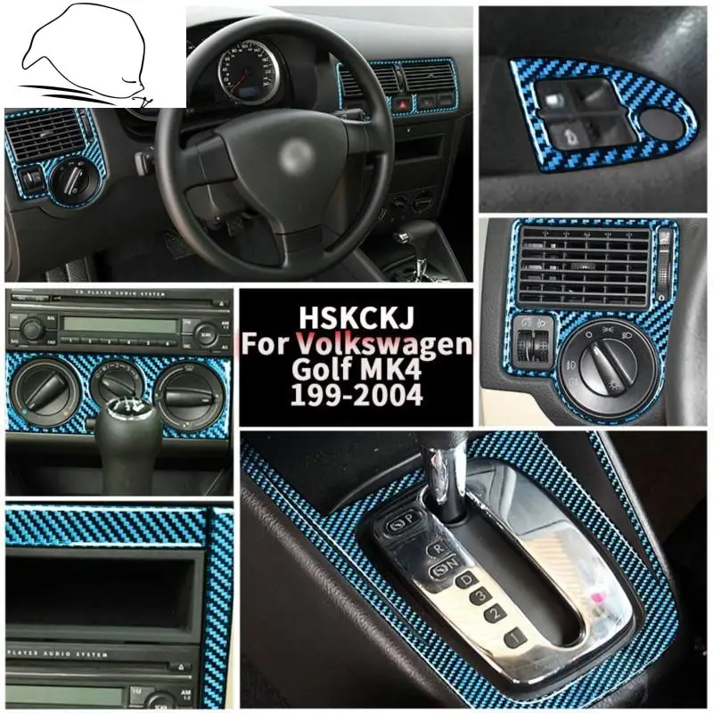

Наклейки для Volkswagen Golf 4 MK4 1999-2004, из углеродного волокна