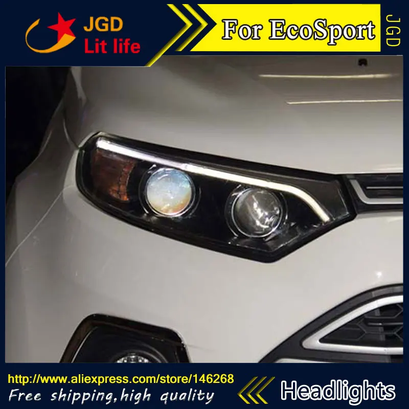 HID LED Ford EcoSport фары Hernia лампы аксессуары продукты Чехол для 2013 2014 2015 автомобильный