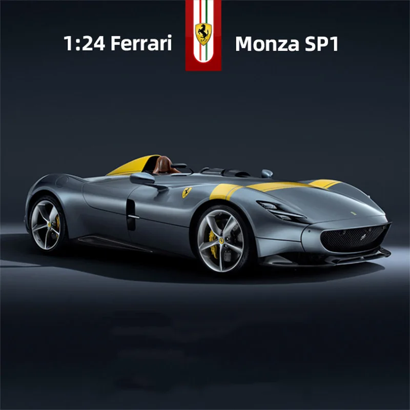 

Модель Автомобиля Ferrari Monza SP1 в масштабе 1:24, литье под давлением, металлическая модель, детская игрушка, подарок бойфренду, коллекция автомоб...