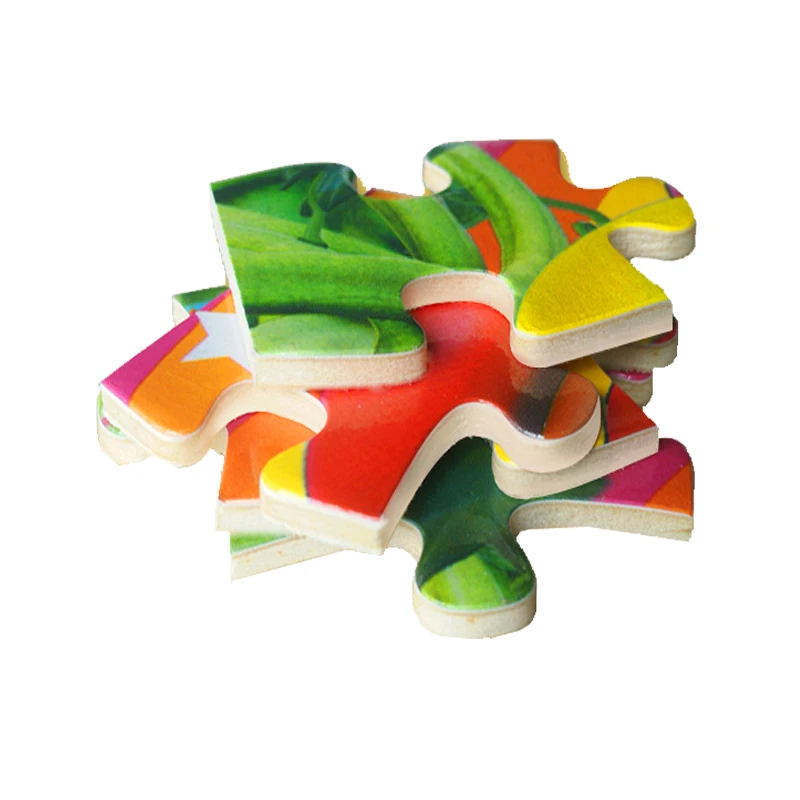 30 комплектов/Партия Детские деревянные пазлы в сказочном стиле с принтом виде