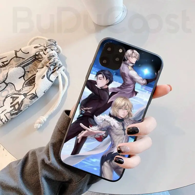 

CUCI Anime Yuri on ice Phone Case For iphone 11 12 Mini Pro Max X XS MAX 6 6s 7 8 Plus 5 5S 5SE XR SE2020