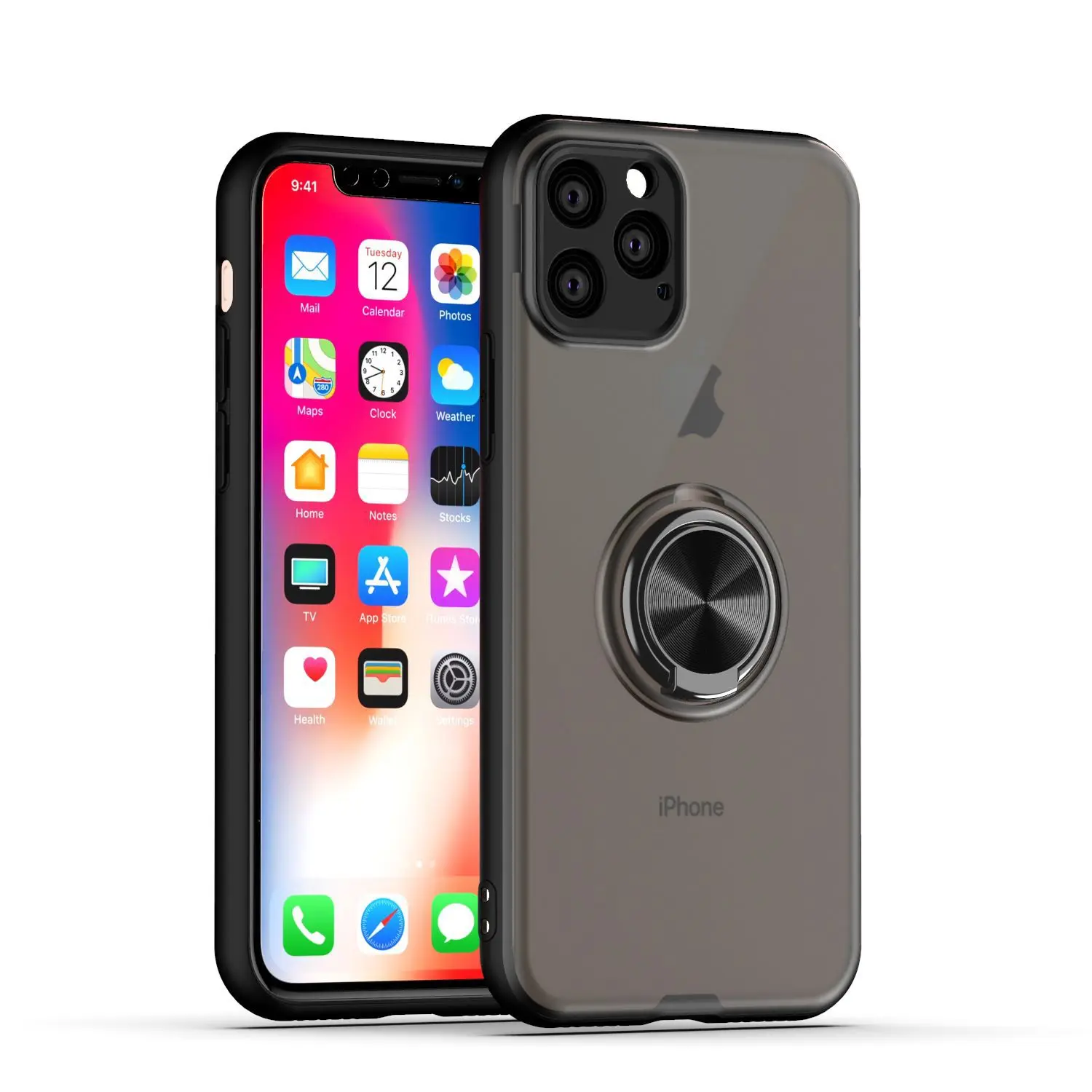 Для IPhone 6 7 8 Plus яркая кожа второго поколения XS MAX автомобильное магнитное кольцо XR
