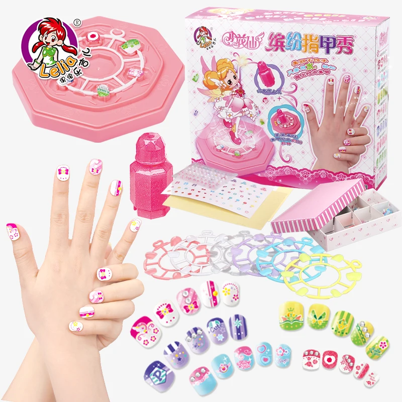 Kawaii дети младенцы малыш дизайн ногтей Красота принцесса девочка игрушка ремесло ручной работы ролевые игры макияж игровой набор косметические игрушки