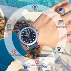 Часы наручные NAVIFORCE Мужские кварцевые, роскошные Брендовые спортивные полностью водонепроницаемые с кожаным ремешком