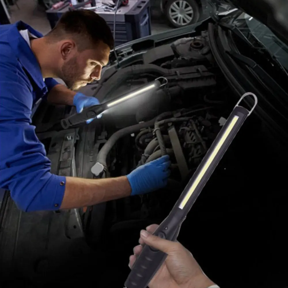 2Pcs Workshop Torch Rechargeable LED Work Light Hanging Lamp Car Repair Camping Lights Outdoor Lighting | Лампы и освещение