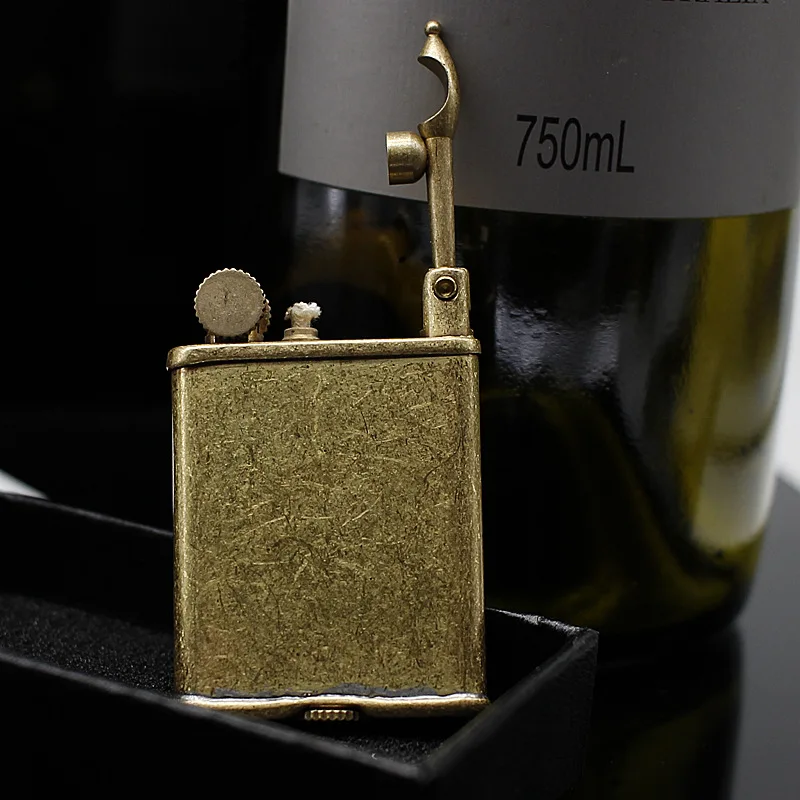 Новая бензиновая Зажигалка Zorro из чистой меди в стиле ретро винтажная Мужская