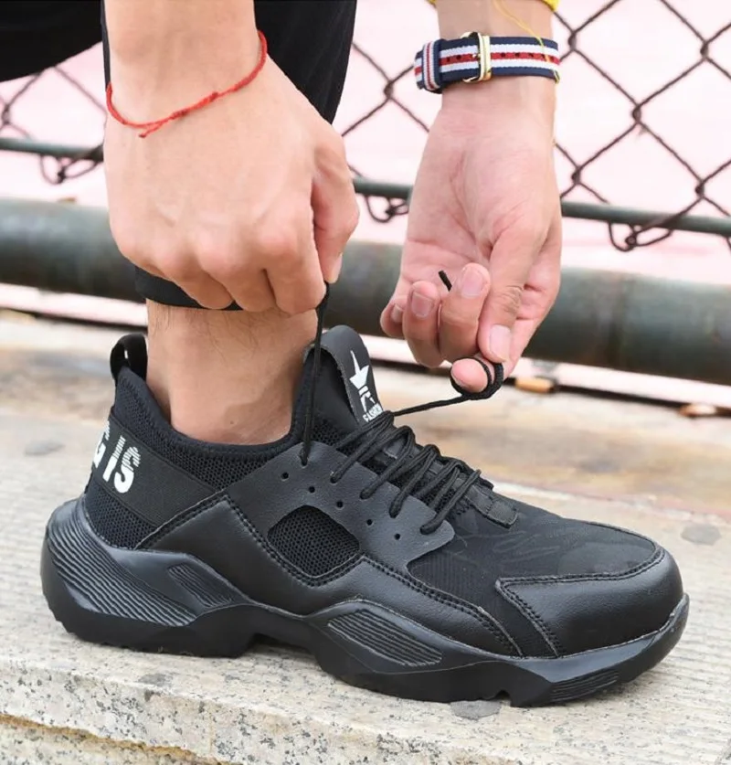 

Mens Safety Shoes Work Insulation Boots Steel Toe Cap Puncture-Proof Indestructible Boots Casual Working Footwear Sneakers