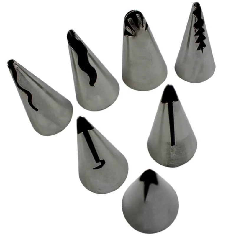 7 шт. кондитерские насадки для украшения торта и шоколада|Принадлежности выпечки|