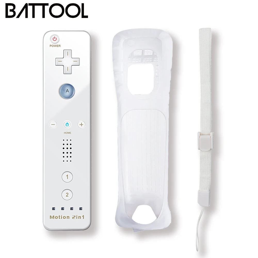 

Battool For 2In1 Nintendo Wii Controller For Wireless Remote Gamepad Controller for Wii Wireless Remote Control Joystick Gamepad