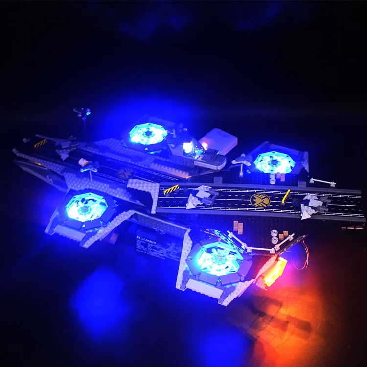Щит Helicarrier супер Сделай Сам светодиодный светильник набор для совместимости с